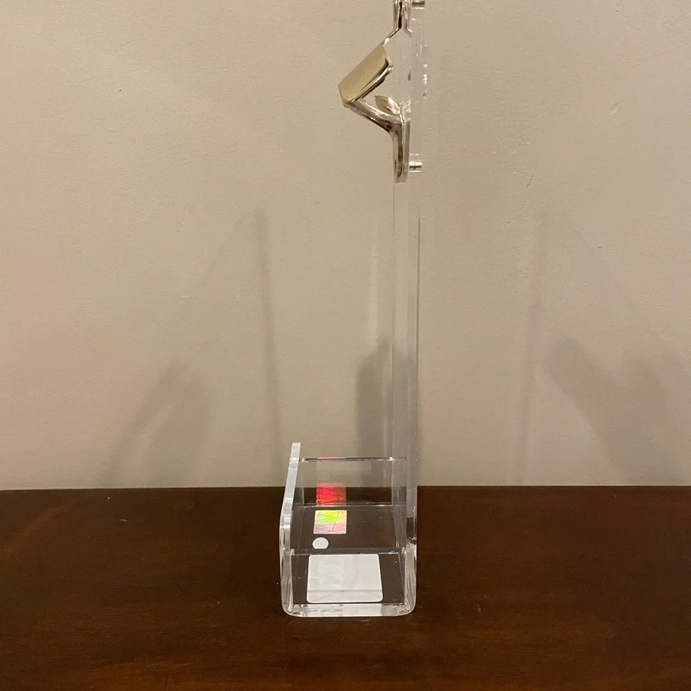 Clear Lucite Wall Bottle Opener - Beer, Soda, Pop